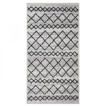 Covor living / dormitor, iMK®, Crem/Negru, polipropilena frize dreptunghiular, 80 x 140 cm Covor living / dormitor, iMK®, Crem/Negru, polipropilena frize dreptunghiular, 80 x 140 cm