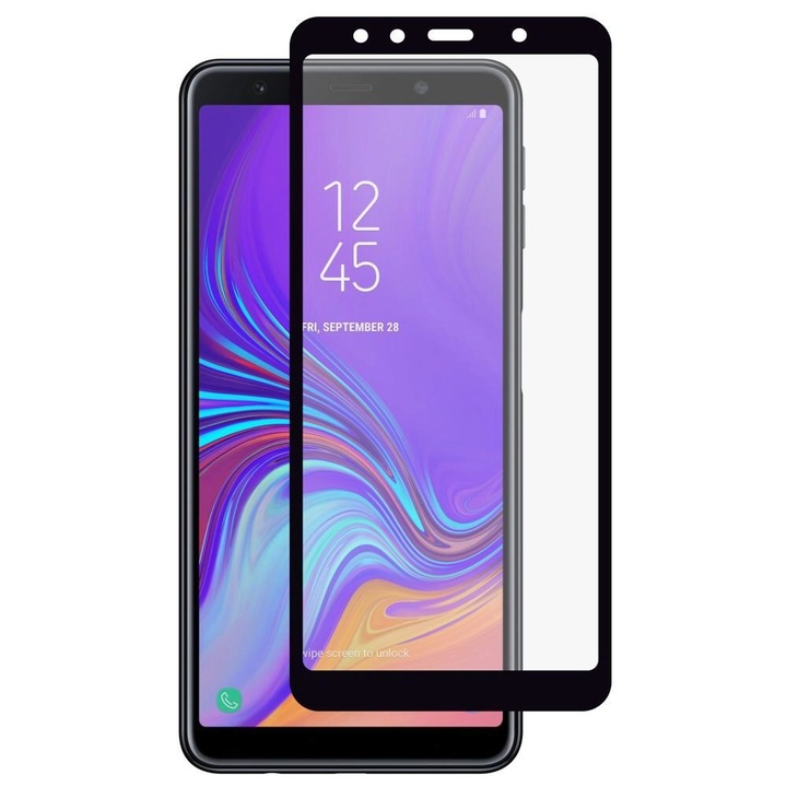 Стъклен протектор, За Samsung Galaxy A7 (2018), 5D