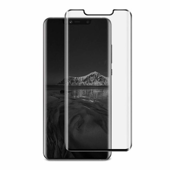Folie sticla Huawei Mate 20 Pro, protectie ecran, fata, total transparenta, 5D, acopera tot ecranul, 0.2mm Folie sticla Huawei Mate 20 Pro, protectie ecran, fata, total transparenta, 5D, acopera tot ecranul, 0.2mm