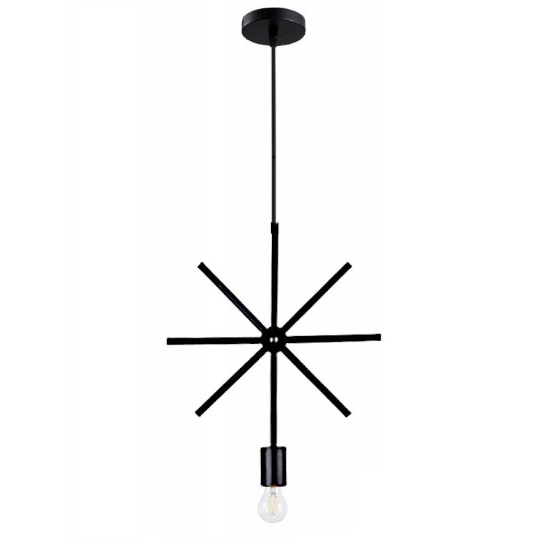 Pendul EGO-Star, E27, Negru, 220V
