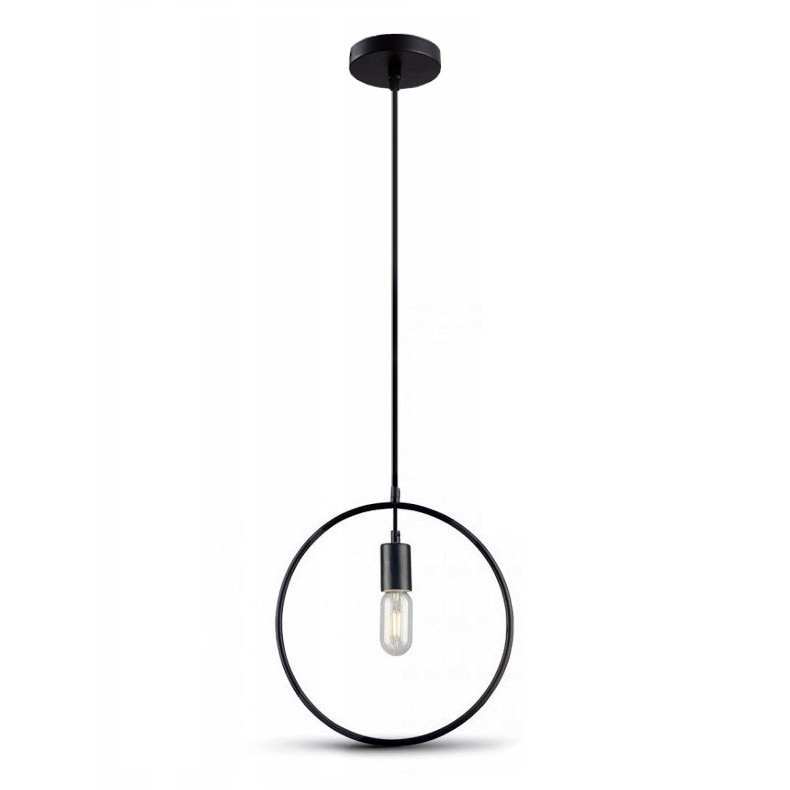 Pendul EGO-Round, E27, Negru, 220V