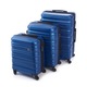 Set 3 trolere ABS Cambridge albastru