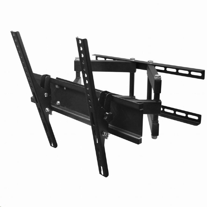 TV стойка Gembird, WM-55RT-03, 26-55”, Подвижна, Завъртане и накланяне, До 50 кг, Черна