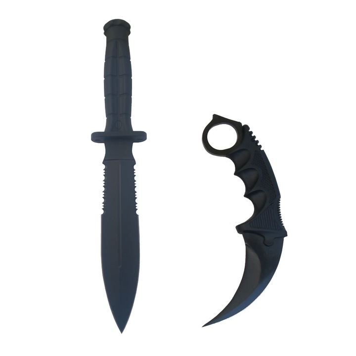 Set 2 cutite COBRA, Karambit, Cutit Vanatoare