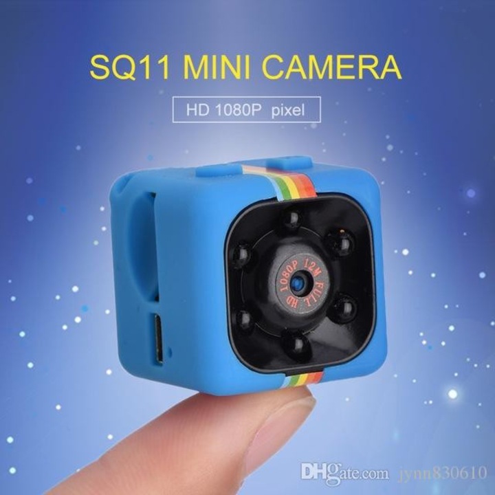 Mini Camera Spion SQ11, Full HD 1080p, Audio Video, Night Vision, Albastra FurnizorOnline