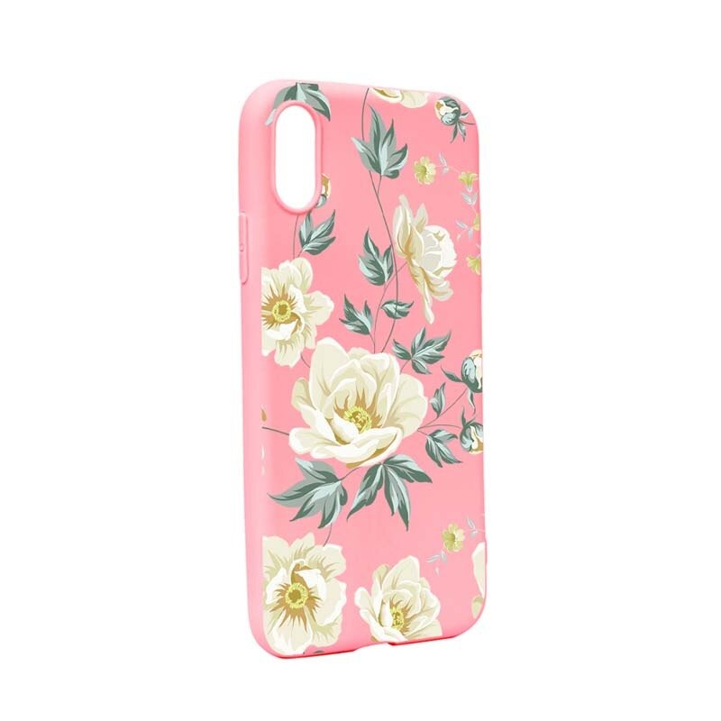 Husa Apple iPhone XS Max, Silicon, Floral P126