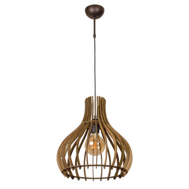 Пендел Lightstyle Крокус, 1xЕ27, Орех