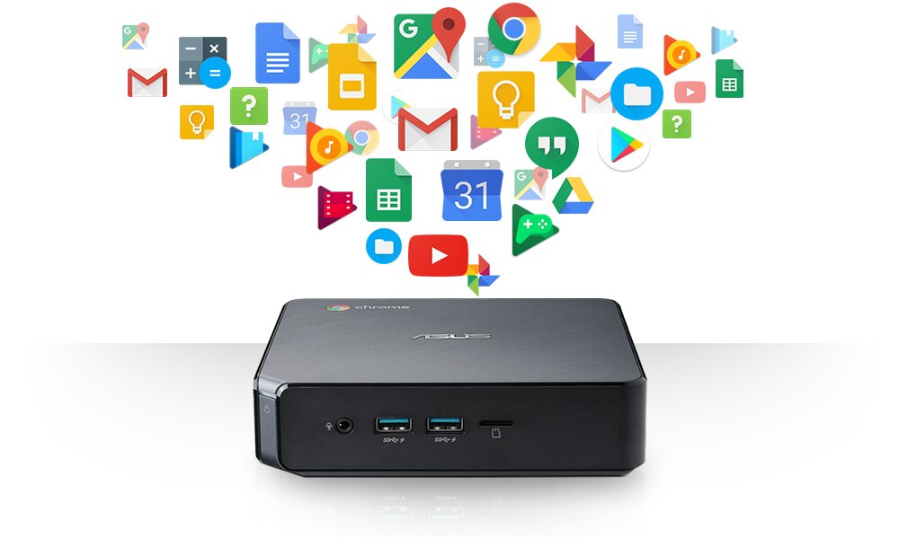 Mini PC ASUS Chromebox cu procesor Intel® Core™ i7-8550U pana la