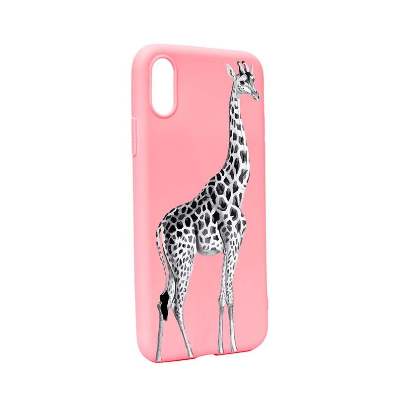 Husa Apple iPhone XS Max, Silicon, Giraffe P175