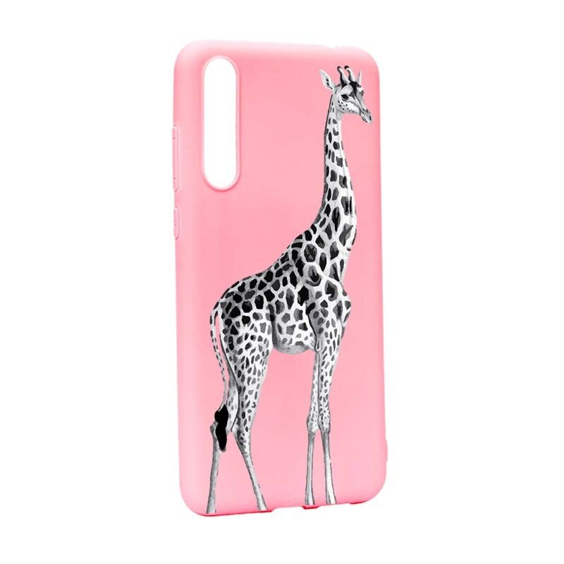 Husa Huawei P20, Silicon, Giraffe P175