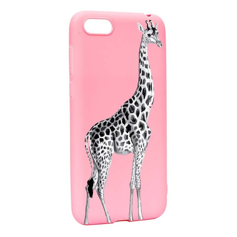 Husa Apple iPhone 7 / 8, Silicon, Giraffe P175
