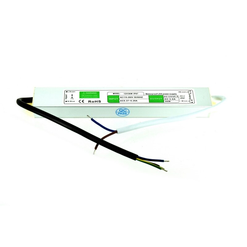 Invertor 220V-12V 36W 3A waterproof IP67