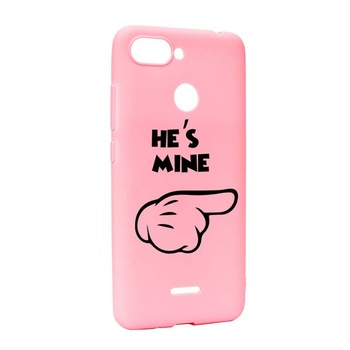 Husa Xiaomi Redmi 6, Silicon, He`s Mine P105 Husa Xiaomi Redmi 6, Silicon, He`s Mine P105