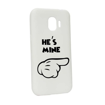 Husa Samsung Galaxy J4 2018, Silicon, He`s Mine W105 Husa Samsung Galaxy J4 2018, Silicon, He`s Mine W105