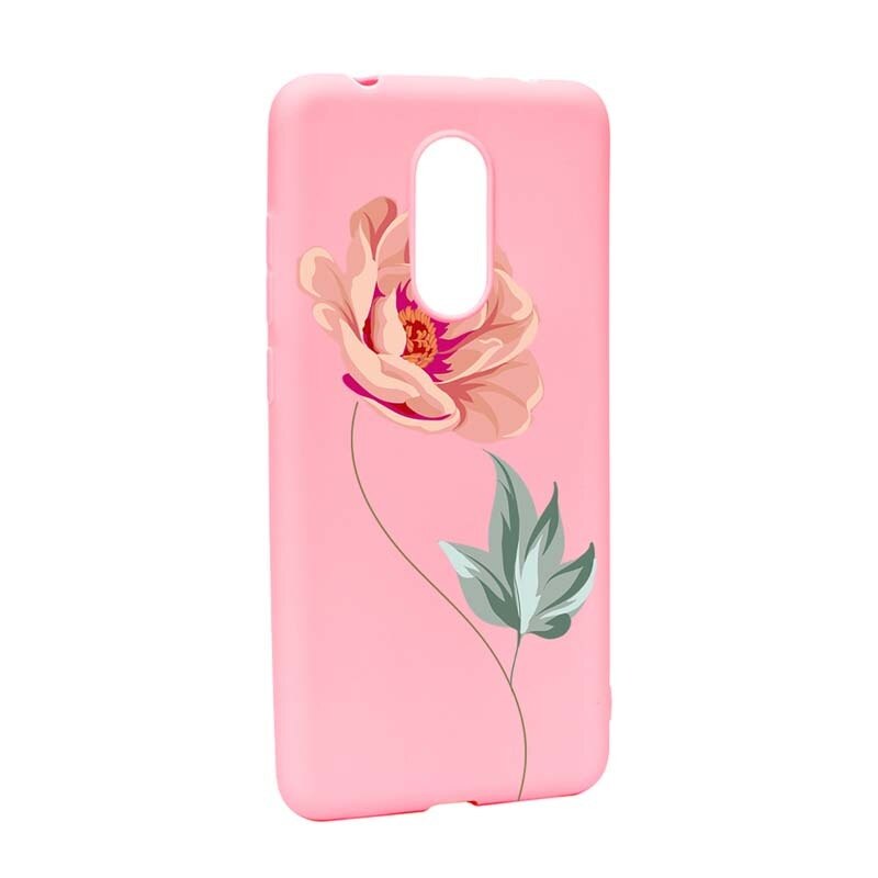 Husa Xiaomi Redmi Note 5 / Redmi 5 Plus, Silicon, Rose P127