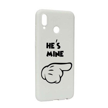 Husa Huawei Honor Play, Silicon, He`s Mine W105 Husa Huawei Honor Play, Silicon, He`s Mine W105