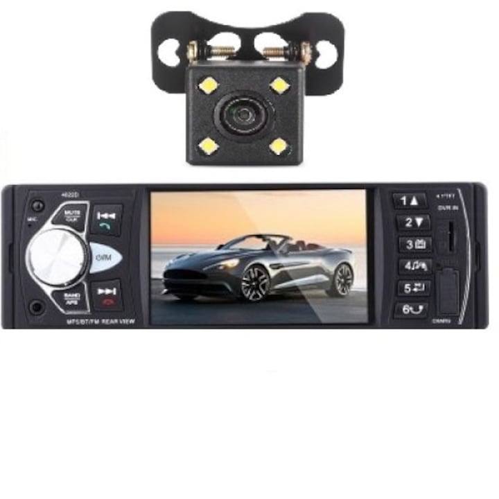 Dvd Car Mp5 Player 4.1 + Камера Радио Bt Телефон Дистанционно Управление 12 V