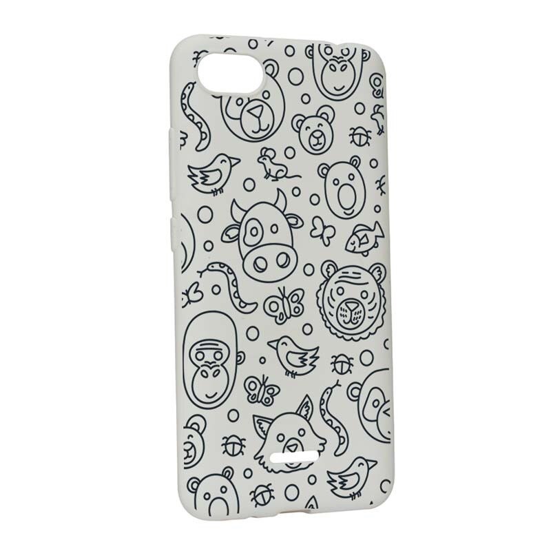 Husa Xiaomi Redmi 6A, Silicon, Teddy W131