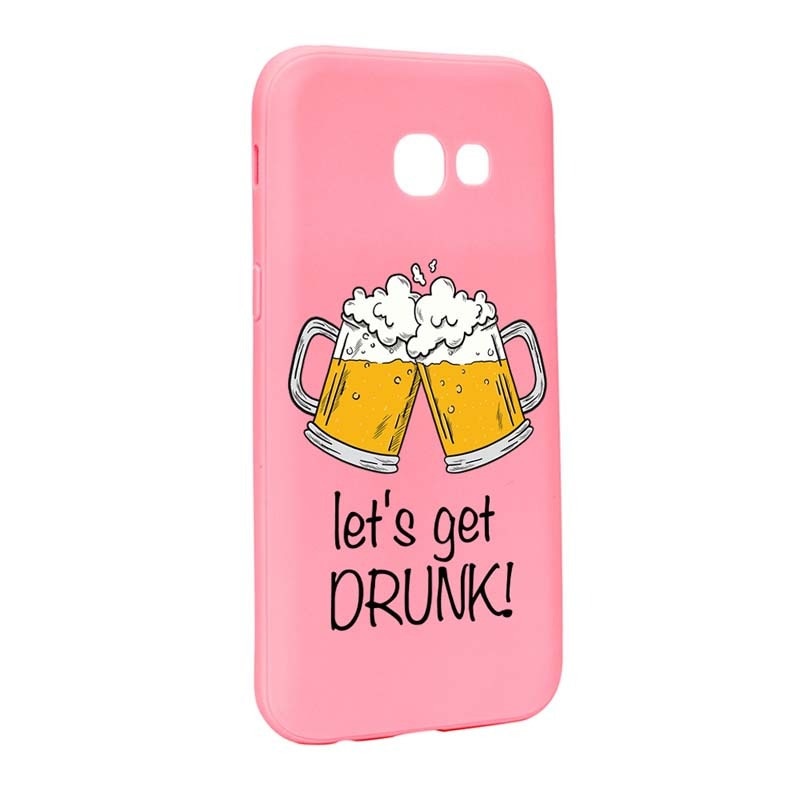 Husa Samsung Galaxy A3 2017, Silicon, Let`s Get Drunk P170