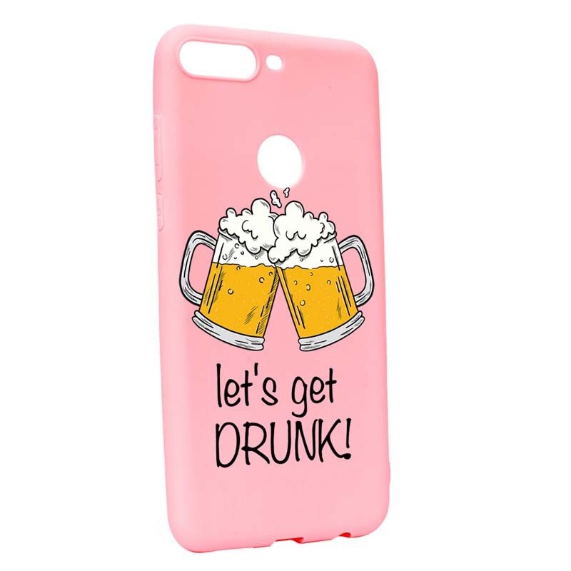Husa OnePlus 5T, Silicon, Let`s Get Drunk P170