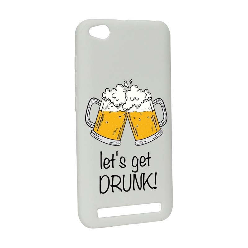 Husa Xiaomi Redmi 5A, Silicon, Let`s Get Drunk W170
