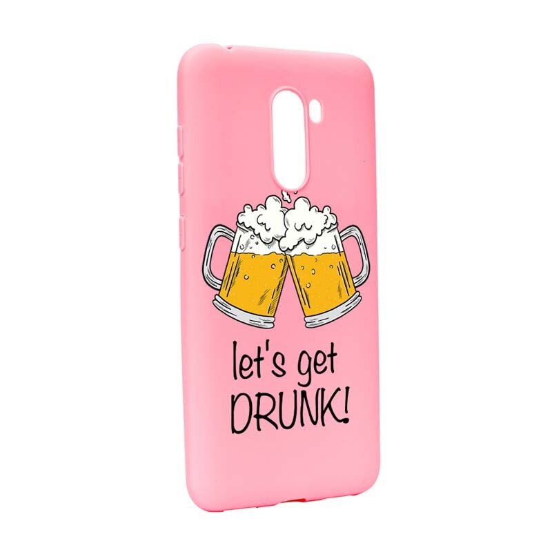 Husa Xiaomi PocoPhone F1, Silicon, Let`s Get Drunk P170