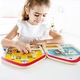 Puzzle magnetic din lemn Hape La veterinar Multicolor