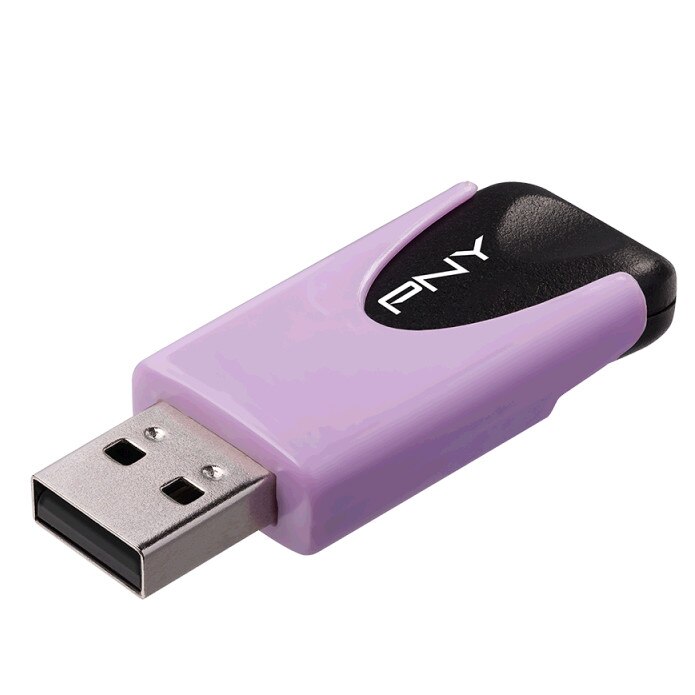 Memorie USB PNY Attache 4 Pastel, 64GB, USB 2.0, Violet