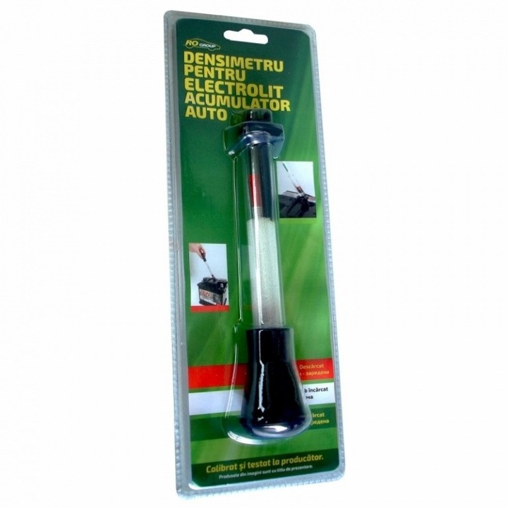 Densimetru electrolit pentru acumulatori auto RoGroup