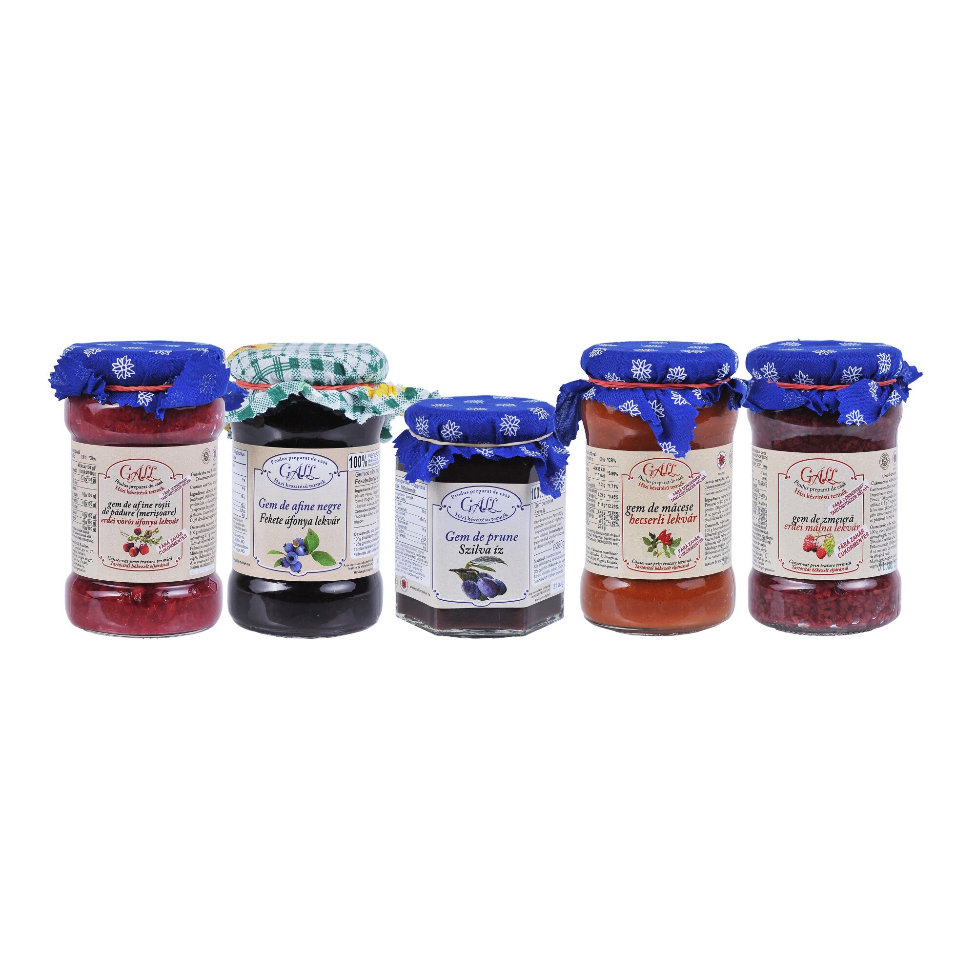 Pachet 5 gemuri fara zahar adaugat