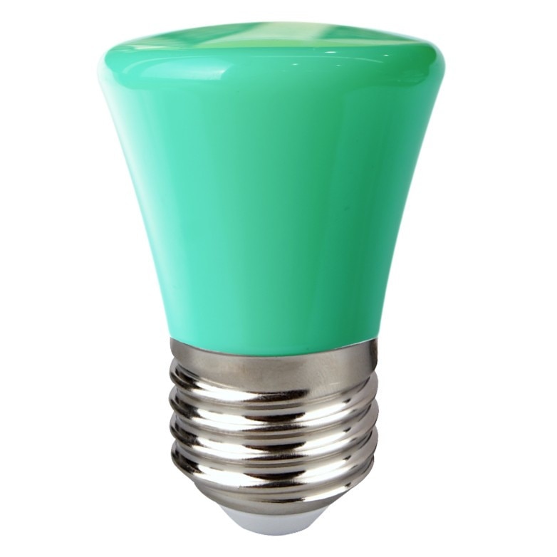 Bec LED Hoff mini verde E27, 1.5W, AN