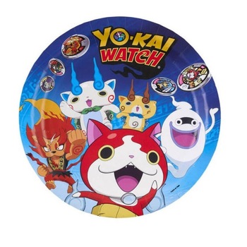 Set 8 farfurii carton pisica  Set 8 farfurii carton pisica