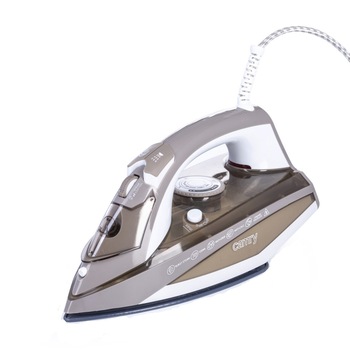Fier de Calcat cu Aburi Camry, Putere 3000W, Calcare Verticala sau Orizontala, Talpa Ceramica, Functie Auto-Curatare si Anti-Picurare, Filtru Anticalcar Fier de Calcat cu Aburi Camry, Putere 3000W, Calcare Verticala sau Orizontala, Talpa Ceramica, Functie Auto-Curatare si Anti-Picurare, Filtru Anticalcar