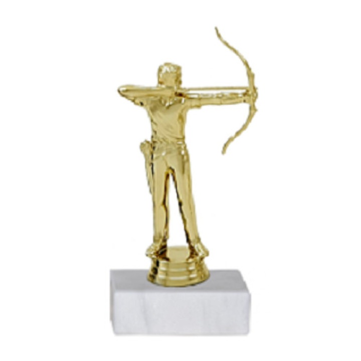 Figurina Tir cu Arcul, plastic-marmura, 17 cm