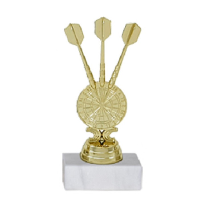 Figurina Darts, plastic-marmura, 14,5 cm