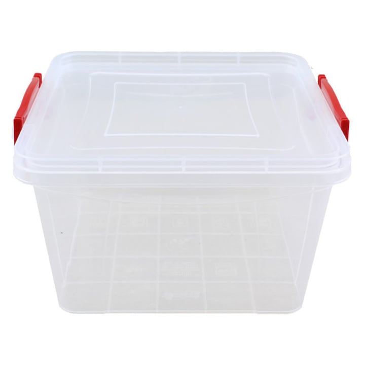 Cutie alimente dreptunghiulara cu maner si capac Sterk Maya 0.3l