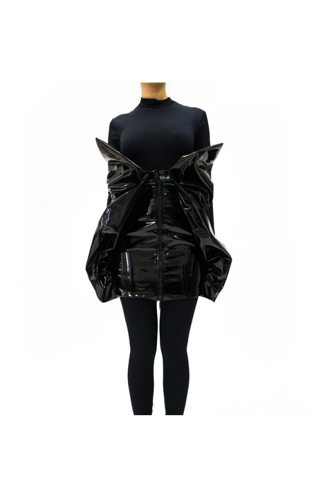 Fusta latex AMOS MIDAS, S, Negru