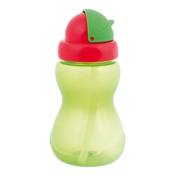 Canita sport cu pai retractabil, Canpol babies®, fara BPA, 270 ml, verde Canita sport cu pai retractabil, Canpol babies®, fara BPA, 270 ml, verde