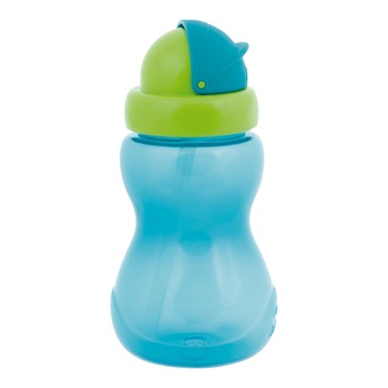 Canita sport cu pai retractabil, Canpol babies®, fara BPA, 270 ml, albastru Canita sport cu pai retractabil, Canpol babies®, fara BPA, 270 ml, albastru