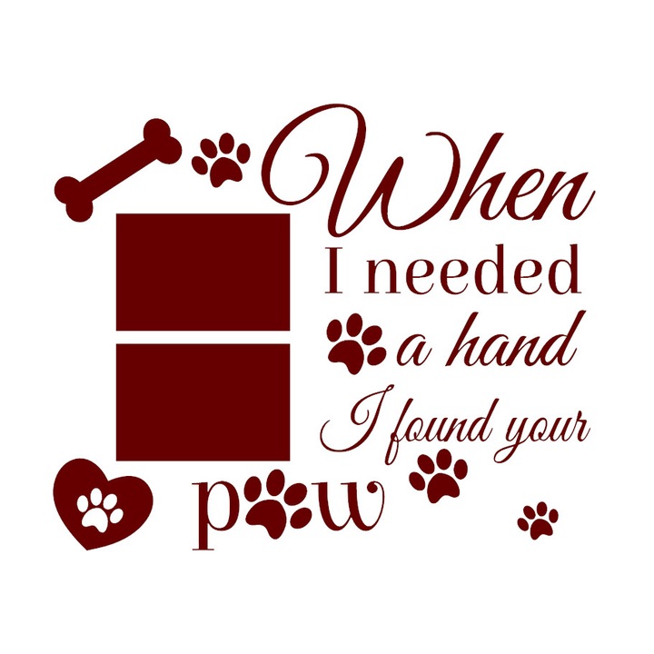 Sticker decorativ, F-dekormatrica, 58 x 48 cm, Visiniu