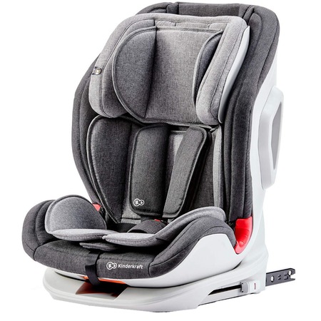 Столче за кола Kinderkraft ONETO3 ISOFIX, 9-36 кг, черен / сив
