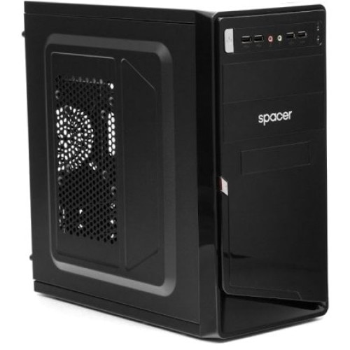 Sistem desktop Start Plus V5 Powered by ASUS Intel Celeron Dual-Core J1800 2.41 GHz Intel HD Graphics 4GB DDR3 SSD 120GB HDD 500GB 450W Black