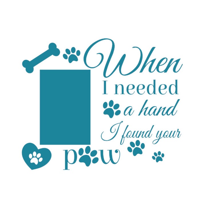 Sticker decorativ, F-dekormatrica, 33 x 27 cm, Turcoaz