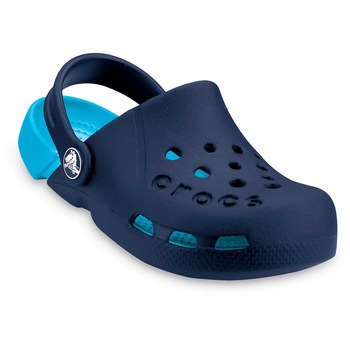 Papuci Crocs Electro Clog pentru copii Navy-Electric Blue Papuci Crocs Electro Clog pentru copii Navy-Electric Blue