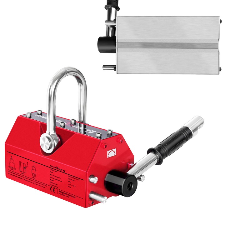 Kézi mágneses emelő, Steinberg Systems, Lemezek és profilok tartásához 500 kg-ig