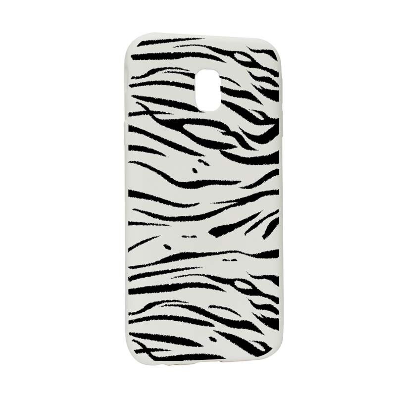 Husa Samsung Galaxy J3 2018, Silicon, Zebra W134