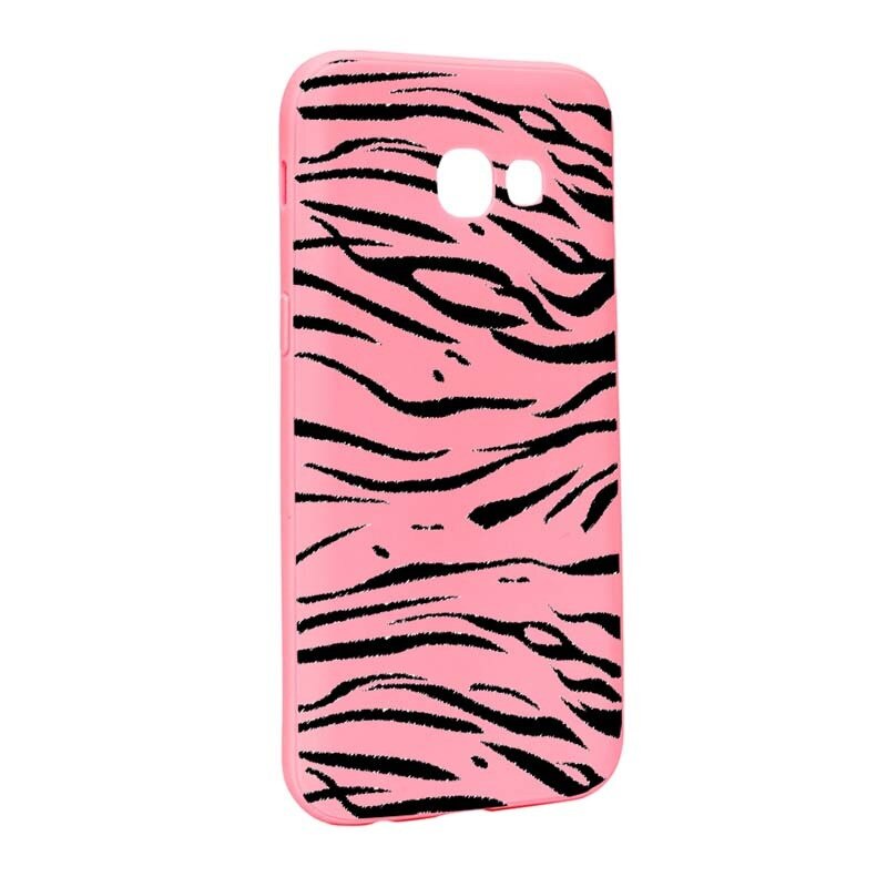 Husa Samsung Galaxy A3 2017, Silicon, Zebra P134