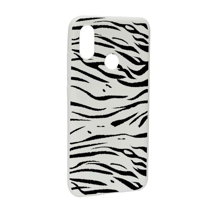 Husa Xiaomi Mi 8, Silicon, Zebra W134