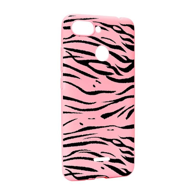 Husa Xiaomi Redmi 6, Silicon, Zebra P134