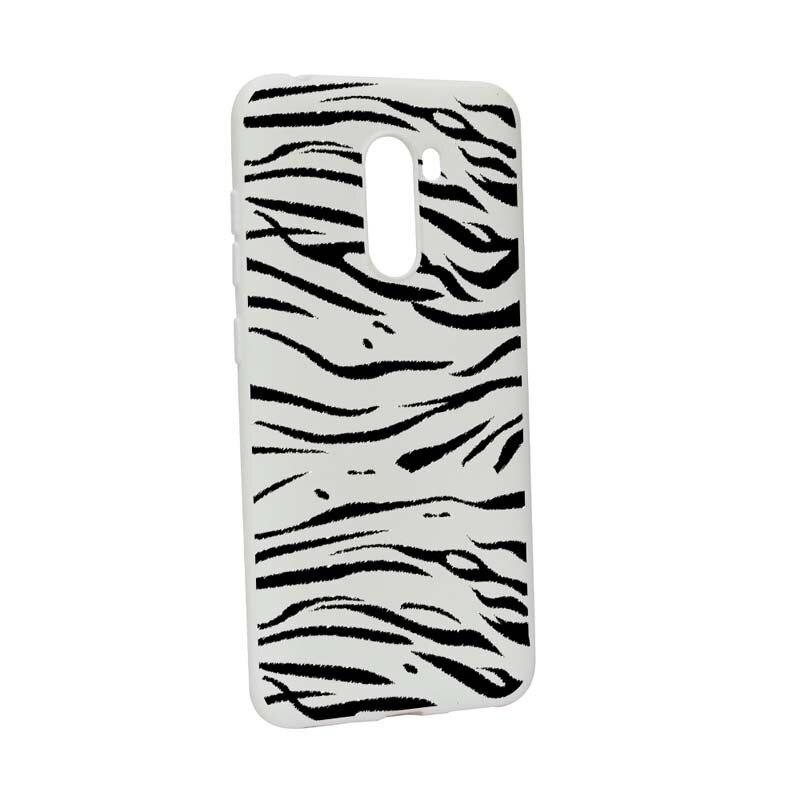 Husa Xiaomi PocoPhone F1, Silicon, Zebra W134